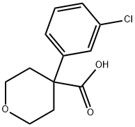 4-(3-chlorophenyl)oxane-4-carboxylic acid Structure