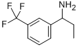 (RS)-1-[3-(TRIFLUOROMETHYL)PHENYL]프로필라민 구조식 이미지