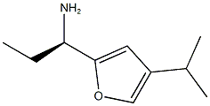 2-Furanmethanamine,alpha-ethyl-4-(1-methylethyl)-,(alphaR)-(9CI) Structure