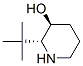 3-Piperidinol, 2-(1,1-dimethylethyl)-, (2R,3S)- (9CI) Structure