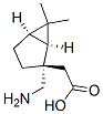 Bicyclo[3.1.0]hexane-2-acetic acid, 2-(aminomethyl)-6,6-dimethyl-, (1S,2S,5R)- (9CI) Structure