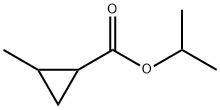 Cyclopropanecarboxylic acid, 2-methyl-, 1-methylethyl ester (9CI) Structure