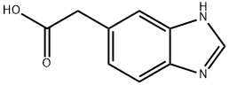 1H-Benzimidazole-5-aceticacid(9CI) 구조식 이미지