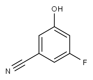 3-Fluoro-5-hydroxybenzonitrile Structure