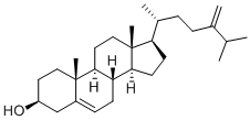 5,24(28)-Cholestadien-24-methylen-3beta-ol Structure