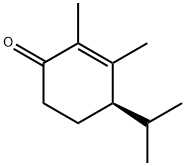 2-Cyclohexen-1-one,2,3-dimethyl-4-(1-methylethyl)-,(4R)-(9CI) 구조식 이미지