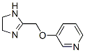 Pyridine, 3-[(4,5-dihydro-1H-imidazol-2-yl)methoxy]- (9CI) 구조식 이미지