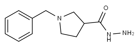 1-BENZYL-PYRROLIDINE-3-CARBOXYLIC ACID HYDRAZIDE 구조식 이미지