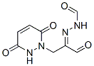 1(2H)-피리다진프로판알,3,6-디히드로-3,6-디옥소-,알파-(포르밀히드라존)(9CI) 구조식 이미지