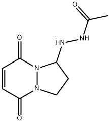 Acetic acid, 2-(2,3,5,8-tetrahydro-5,8-dioxo-1H-pyrazolo[1,2-a]pyridazin-1-yl)hydrazide (9CI) 구조식 이미지