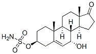 Androst-5-en-17-one, 3-[(aminosulfonyl)oxy]-7-hydroxy-, (3beta,7alpha)- (9CI) 구조식 이미지