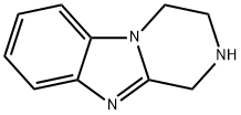 Pyrazino[1,2-a]benzimidazole, 1,2,3,4-tetrahydro- (6CI,8CI,9CI) 구조식 이미지