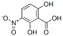 벤조산,2,6-디하이드록시-3-니트로-(9CI) 구조식 이미지