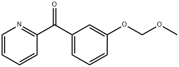 [3-(METHOXYMETHOXY)PHENYL](PYRIDIN-2-YL)메타논 구조식 이미지