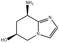 Imidazo[1,2-a]pyridin-6-ol, 8-amino-5,6,7,8-tetrahydro-, (6S,8R)- (9CI) 구조식 이미지