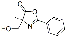 5(4H)-Oxazolone,  4-(hydroxymethyl)-4-methyl-2-phenyl- 구조식 이미지