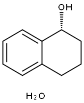 1-Naphthalenol, 1,2,3,4-tetrahydro-, monohydrate, (1R)- (9CI) Structure