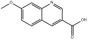 3-Quinolinecarboxylicacid,7-methoxy-(9CI) Structure