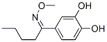 1-펜타논,1-(3,4-디하이드록시페닐)-,O-메틸옥심(9CI) 구조식 이미지