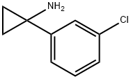 1-(3-클로로-페닐)-사이클로프로필라민 구조식 이미지