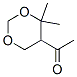 Ethanone, 1-(4,4-dimethyl-1,3-dioxan-5-yl)- (9CI) Structure