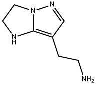 1H-이미다조[1,2-b]피라졸-7-에탄아민,2,3-디하이드로- 구조식 이미지