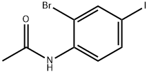 N-(2-BroMo-4-요오도페닐)AcetaMide 구조식 이미지