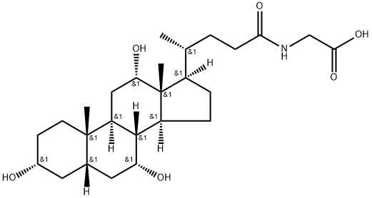 Glycocholic acid 구조식 이미지