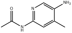 2-ACETAMIDO-5-AMINO-4-PICOLINE 구조식 이미지