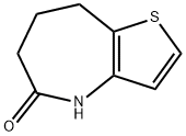 4,6,7,8-TETRAHYDRO-THIENO[3,2-B]AZEPIN-5-ONE 구조식 이미지