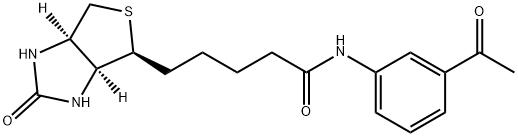 1H-Thieno[3,4-d]iMidazole-4-pentanaMide, N-(3-acetylphenyl)hexahydro-2-oxo-, (3aS,4S,6aR)- Structure