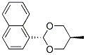 1,3-Dioxane,5-methyl-2-(1-naphthalenyl)-,trans-(9CI) 구조식 이미지
