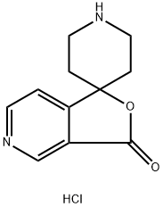 Spiro[furo[3,4-c]pyridine-1(3H),4'-piperidin]-3-one hydrochloride Structure