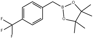 4-(Trifluoromethyl)benzylboronic acid pinacol ester Structure