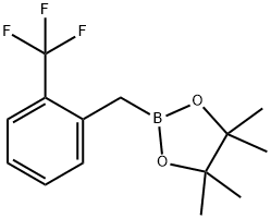 2-(Trifluoromethyl)benzylboronic acid pinacol ester Structure