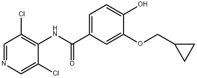 RofluMilast related substance 구조식 이미지