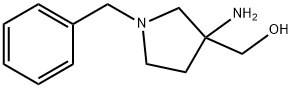 (3-AMINO-1-BENZYL-PYRROLIDIN-3-YL)-메탄올 구조식 이미지