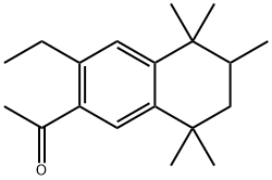 1-(3-에틸-5,5,6,8,8-펜타메틸-테트라린-2-일)에타논 구조식 이미지