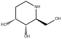 3,4-Piperidinediol,2-(hydroxymethyl)-,(2S,3S,4R)-(9CI) 구조식 이미지