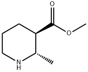 3-Piperidinecarboxylicacid,2-methyl-,methylester,(2S,3R)-(9CI) 구조식 이미지