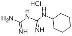 1-cyclohexylbiguanide monohydrochloride  Structure