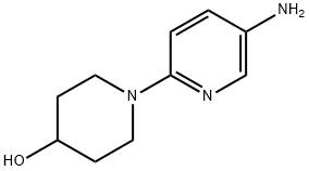 1-(5-Amino-2-pyridinyl)-4-piperidinol Structure