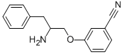3-(2-AMINO-3-PHENYLPROPOXY)-BENZONITRILE Structure