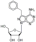 4-AMino-3-benzyl-1H-pyrazolo[3,4-d]pyriMidine 1-β-D-Ribofuranose 구조식 이미지