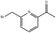 1-[6-(BROMOMETHYL)PYRIDIN-2-YL]ETHANONE Structure