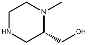 2-Piperazinemethanol,1-methyl-,(2S)-(9CI) Structure