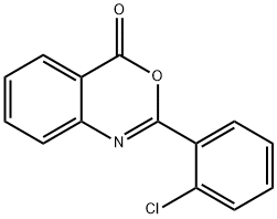 2-(o-Chlorophenyl)-4H-3,1-benzoxazin-4-one Structure