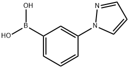 3-PYRAZOL-1-YL-PHENYLBORONIC ACID 구조식 이미지