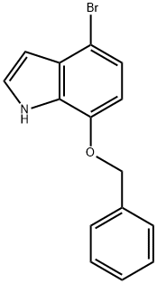 4-BROMO-7-BENZYLOXY-1H-INDOLE Structure