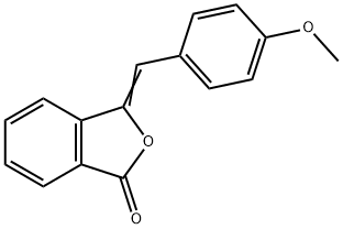 3-[(4-methoxyphenyl)methylene]phthalide  구조식 이미지
